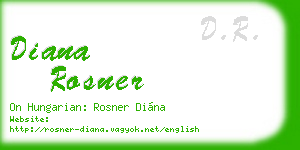 diana rosner business card